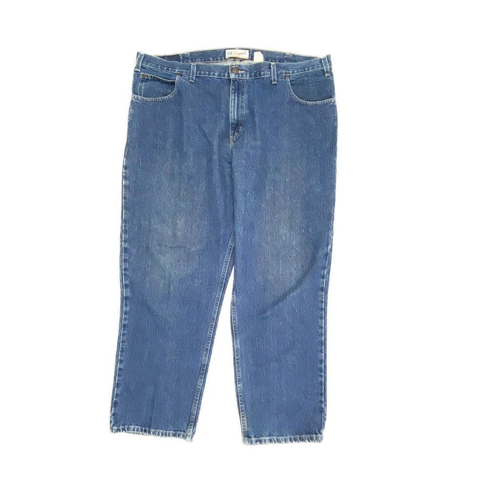 Faded Glory Jeans Men 44x30 Blue Original Straight Dark Wash Denim R4146